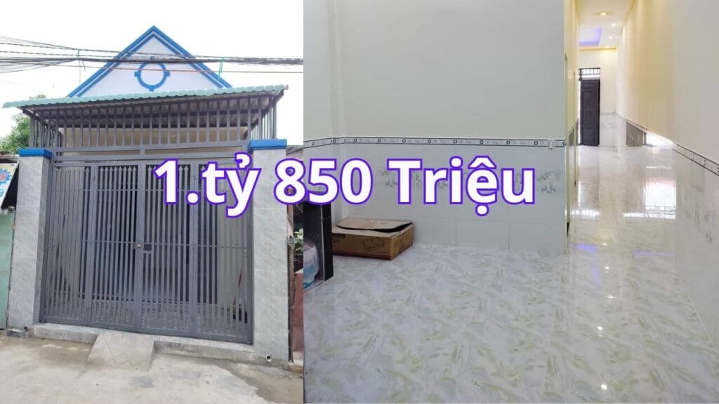 Bán Nhà Trả Góp Bình Dương : Nhà Cấp 4 Mới Bình Chuẩn 1.85 Tỷ