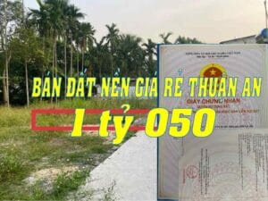 Mua Đất Trả Góp Bình Dương - Đất Nền Thuận An 1 Tỷ 050