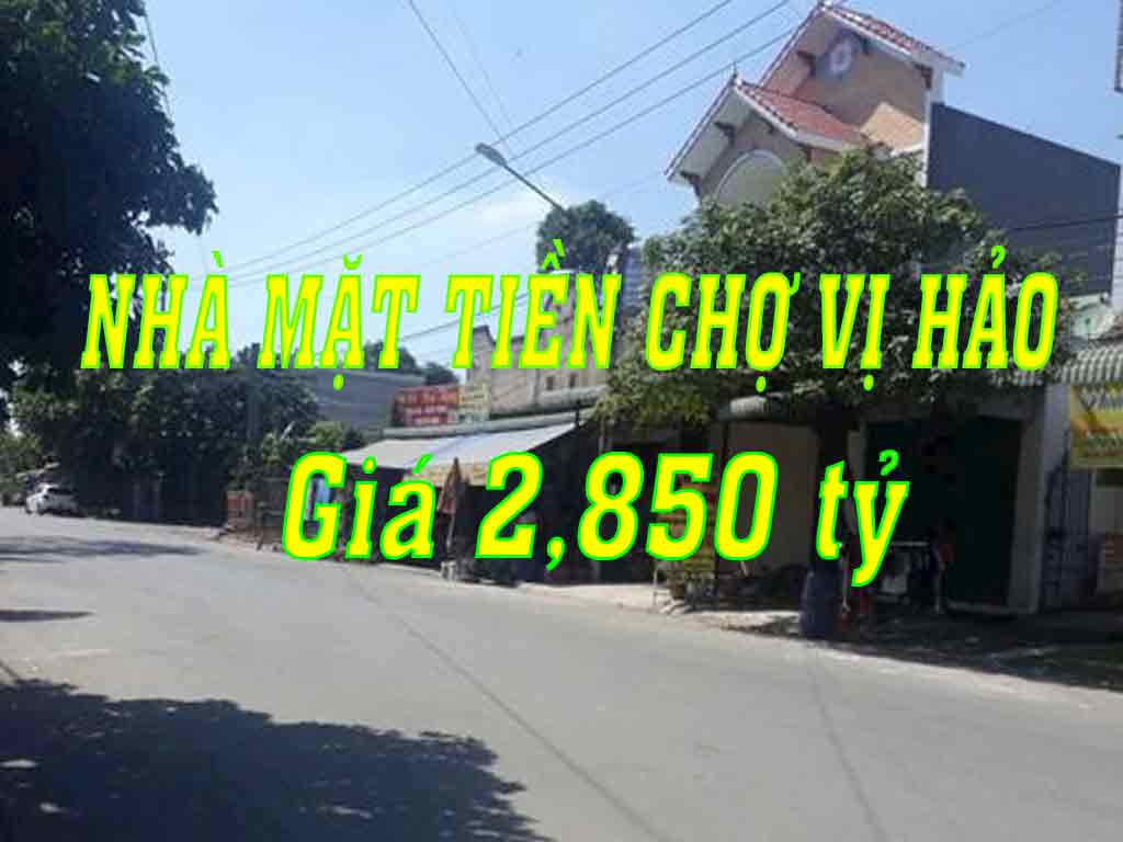 Bán Nhà Chợ Vị Hảo - Mặt Tiền Kinh Doanh KDC Vị Hảo Thái Hòa
