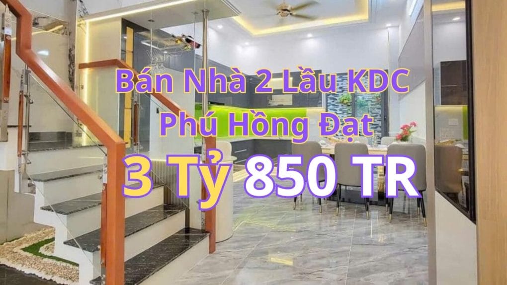 Bán Nhà Mới Khu Dân Cư Phú Hồng Đạt, Thành Phố Thuận An