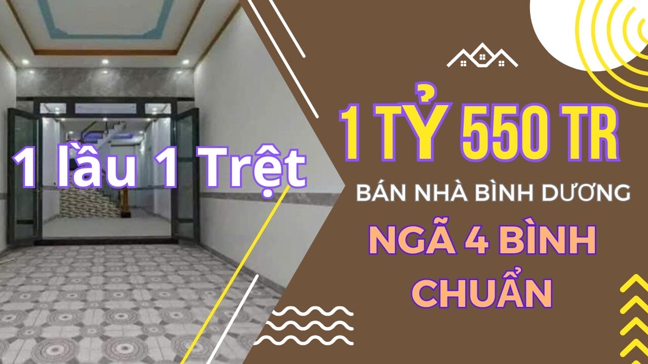 Nhà 1 lầu 1 trệt Bình Chuẩn Thuận An